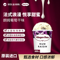 哈根达斯 Haagen-Dazs) 朗姆葡萄干冰淇淋460ml