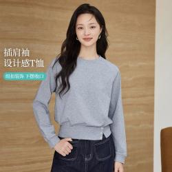 茵曼 女式圆领T恤 C1863TX002817