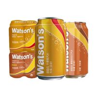 屈臣氏 苏打水饮料 康普茶325ml*4罐+干姜4罐