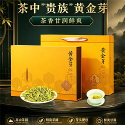源聞白茶 安吉白茶 源聞白茶 安吉白茶 明前特级黄金芽高档礼盒装200克