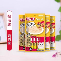 伊纳宝 猫零食猫粮成幼猫湿粮宠物猫条啾噜营养软包小鱼干猫罐头