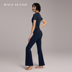 MAIA ACTIVE CLOUD云感喇叭裤裸感休闲运动长裤健身高腰瑜伽裤子 MAIAACTIVE