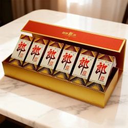 郎酒 郎 牌郎酒53度 酱香型白酒 100mL 小瓶酱香 6瓶 礼盒