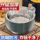 Jidaocook 锡纸空气炸锅家用专用纸锡纸盘烤箱烘焙烧烤圆形锡纸盒铝箔烤盘 8寸加深4.5-8L通用