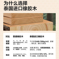 安居客 实木餐桌中古风方桌八仙桌胡桃木色家用吃饭桌子简约饭桌