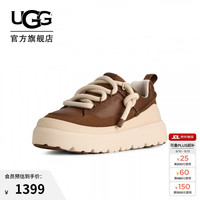 UGG 秋季男女同款厚底休闲鞋1170910DCP |  深栗色/浪花白色42