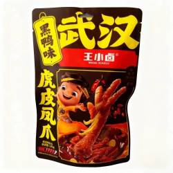 王小卤 虎皮凤爪黑鸭味105g*2袋装休闲解馋聚会追剧零食