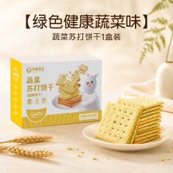 孕味食足 无添加蔗糖 咸味海盐苏打饼干