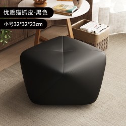 居烁 实木小凳子换鞋凳矮凳客厅沙发凳八角凳家用坐凳衣帽间入户小板凳