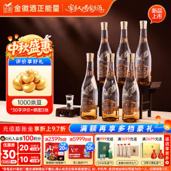 金徽 陈酿·纪念版 浓香型 白酒 52度500mL* 6瓶 整箱装 中秋节礼品