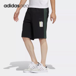 adidas 男子透气训练运动短裤