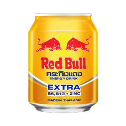 红牛 维生素牛磺酸能量饮料EXTRA250ml*6罐 抗疲劳进口加强版