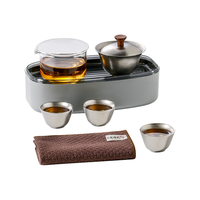 金镶玉 听风纯钛旅行茶具套装