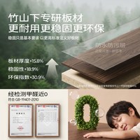 竹山下 折叠餐桌中古风餐桌家用饭桌10人12人吃饭圆形餐桌2025新款大圆桌
