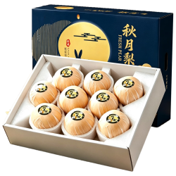 京觅 山东烟台莱阳秋月梨 单果300g+ 4.5斤