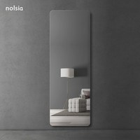 nolsia 超白玻无框穿衣镜壁挂式全身镜挂墙试衣镜墙面大镜子家用贴墙