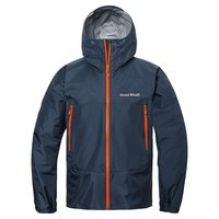 mont·bell 雨舞者 Gore-Tex 户外徒步防风防水 连帽冲锋衣 1128729 男款 NV/海军蓝 L