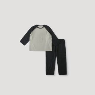 巴厘小猪 宝宝家居服夏季长袖空调服男女童内衣套装春季宝宝睡衣 夜色蓝 73