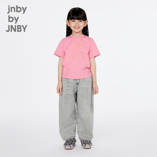 jnby by JNBY 牛仔长裤纯棉柔软纯色宽松春男女童儿童jnbybyjnby