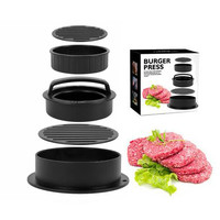 汉堡压饼器套装肉饼压模具压肉神器牛肉饼模型宝宝米饭团磨具工具