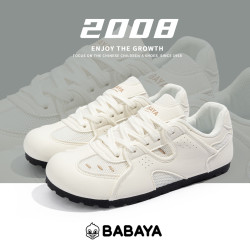 Babaya 女鞋德训鞋2026年春夏新款软底防滑休闲小白鞋网面透气板鞋