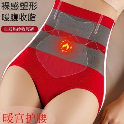 秋冬四季收腹提臀内裤女抗菌高腰裤束腰暖宫塑形内裤产后裸感塑身