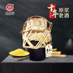 正宗即墨黄酒老酒5L坛装11.5°半甜型十年陈酿封坛原浆酒