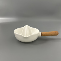 木柄陶瓷 榨汁神器水果手动分离器 高温强化瓷 厨房神器