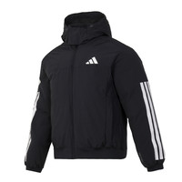adidas 羽绒服男女同款秋冬季经典运动连帽加厚短款外套JG3845