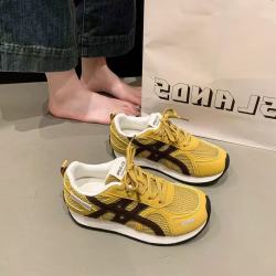 网面透气阿甘鞋女鞋2026春秋季新款百搭休闲鞋爆款运动春季女鞋