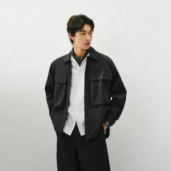 森马 长袖衬衫 户外工装衬衣