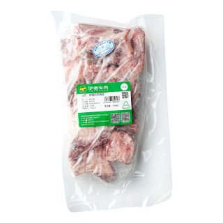 伊赛 国产原切带肉牛脊骨4斤袋 谷饲牛骨炖煮熬汤 冷冻牛骨