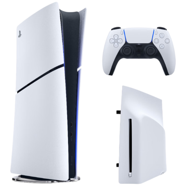 索尼 PS5 PlayStation5数字版(轻薄版) 国行PS5游戏机光盘驱动器套装