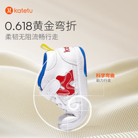 卡特兔 学步机能鞋 白绿-K字 20码 内长12.5cm