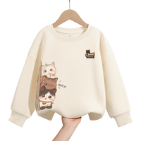 小猪班纳 女童圆领卫衣