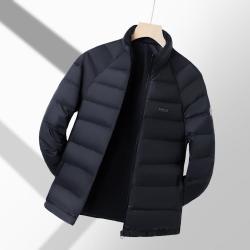 雪中飞 男式短款轻薄立领羽绒服户外通勤休闲外套男