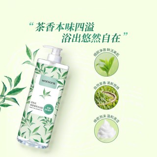 88VIP：屈臣氏 沐浴露绿茶雅香1L茶香家庭装丰盈洁净绵密泡沫