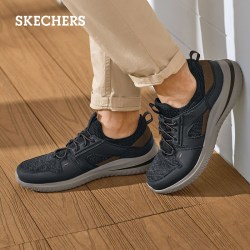 斯凯奇 男鞋夏季户外一脚蹬运动鞋时尚百搭舒适轻质休闲鞋厚底鞋