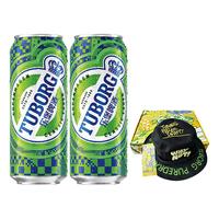 嘉士伯 乐堡啤酒 500ml*2罐+帽子*1顶