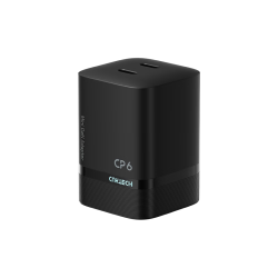 酷态科 CP6 AVS 60W氮化镓充电器双C口type-C快充适用iPhone18Duo/CP6电能充Mini