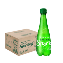 SPRITZER 气泡水sparkling马来西亚无糖充气矿泉水400ml*6瓶