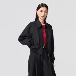 LANCY 朗姿2026春感小马拉链夹克短外套