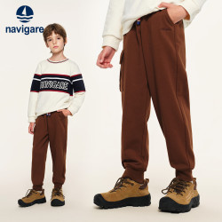 navigare 男童工装裤 爵士棕 120cm
