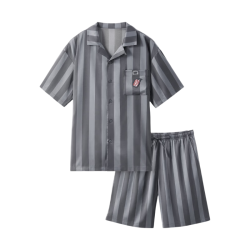 蕉内 5系 冰丝凉感 青木灰 XL 家居服套装