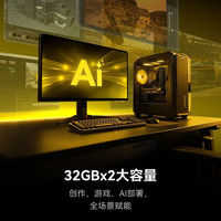 雷克沙 DDR5 6000MHz CL40 32GB套条 台式机内存