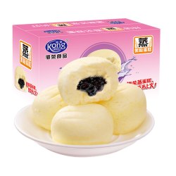港荣 蓝莓果汁灌芯蒸蛋糕