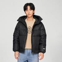 Lee 商场同款秋冬舒适版连帽男羽绒夹克保暖潮