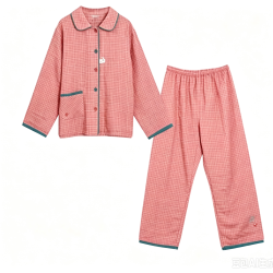Hodo 儿童春秋长袖全棉家服套装 男女任选