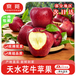 京觅 甘肃天水花牛苹果 净重2.5kg 单果70mm+