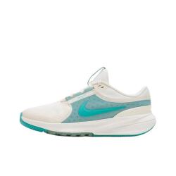 NIKE 儿童男女款STAR RUNNER 5白绿跑步鞋舒适轻便运动鞋